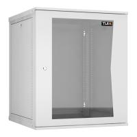 TLK TWI-156060-R-G-GY Настенный разборный шкаф 19", 15U, стеклянная дверь, Ш600хВ703хГ600мм, 2 пары монтажных направляющих, серый TLK TWI-156060-R-G-GY Настенный разборный шкаф 19", 15U, стеклянная дверь, Ш600хВ703хГ600мм, 2 пары монтажных направляющих, серый