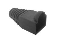 Eurolan 13A-00-12BL Гибкий хвостовик Q-PLUG, 6,5 мм, черный, упаковка 50 штук