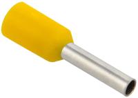 IEK UGN10-001-D14-08 Наконечник-гильза Е1008 1мм2 с изолированным фланцем (желтый) (100 шт)