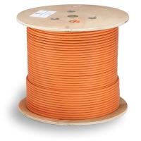 Cabeus UTP-4P-Cat.6a-SOLID-LSZH-OR Кабель витая пара UTP (U/UTP), категория 6A, 4 пары (23 AWG), одножильный, LSZH нг(А)-HF, оранжевый (305 м)