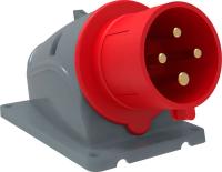 IEK PSN52-032-4 MAGNUM Вилка стац. ССИ-524 32А-6ч 380В 3P+PE IP44