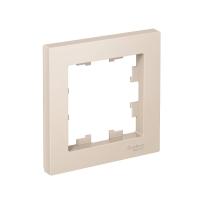 Systeme Electric ATN000201 AtlasDesign Рамка однопостовая бежевый Systeme Electric ATN000201 AtlasDesign Рамка однопостовая бежевый