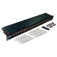 TWT TWT-PP24STP/6 Патч-панель 24 порта, STP, кат.6, 1U