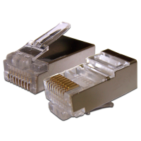 TWT TWT-PL45/S-8P8C-6 Коннектор RJ45 STP 8P8C, универсальный, cat.6, 100 шт.