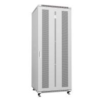 Cabeus ND-05C-42U80/100 Шкаф монтажный телекоммуникационный 19" напольный для распределительного и серверного оборудования 42U 800x1000x2055mm (ШхГхВ) передняя и задняя перфорированные двери, ручка с замком, цвет серый (RAL 7035)