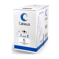 Cabeus FTP-4P-Cat.5e-PATCH-LSZH-WH Кабель витая пара FTP (F/UTP), категория 5e, 4 пары, 7x0.16 мм (26 AWG), многожильный (patсh), белый, LSZH, нг(А)-HF, (305 м)