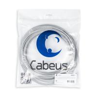 Cabeus UTP-4P-Cat.5e-SOLID-LSZH-GY-LIGHT-25 Кабель витая пара UTP (U/UTP), категория 5e, 4 пары 0,48мм (24 AWG), одножильный, LSZH, нг(А)-HF, серый, (25 м)