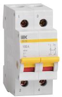 IEK MNV10-2-100 Выключатель нагрузки (мини-рубильник) ВН-32 2Р 100А