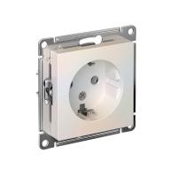 Systeme Electric ATN000443 AtlasDesign Розетка с заземлением, 16А, механизм, жемчуг
