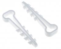 EKF plc-cd1-6x12w Дюбель-хомут (6х12 мм) для плоского кабеля белый (100 шт.) PROxima