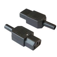 LANMASTER LAN-IEC-320-C13 Розетка электрическая кабельная, IEC 60320, C13,10A, 250V, разборная, черная
