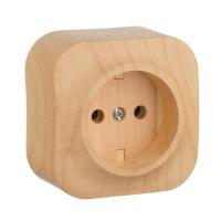 LEGRAND 782270 Розетка 2К без шторок - 16 A - 250 В~ - Quteo IP 20 - Дерево