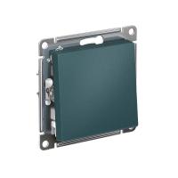 Systeme Electric ATN000811 AtlasDesign 1-клавишный выключатель, сх.1, 10АХ, механизм, изумруд