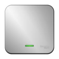 Systeme Electric BLNVA101103 Blanca открытой установки 1-клавишный выключатель (сх.1) с подсв., 10А, 250В, алюминий