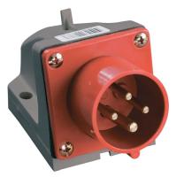IEK PSR52-016-4 Вилка стац. ССИ-514 16А-6ч 380В 3P+PE IP44