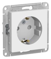 Systeme Electric ATN001345 AtlasDesign Розетка с заземлением со шторками, 16А, механизм, лотос