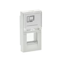 IEK PR-KK40D-PLK-0-1-K01 PRIMER Панель лицевая Keystone (1 модуль) белая