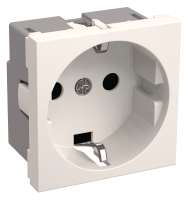 IEK CKK-40D-RSZB2-K01-K Розетка РКС-20-30-П-К в кабель-канал с заземлением со шторками белый ПРАЙМЕР