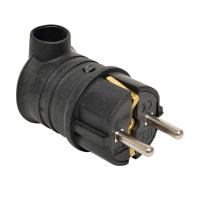 EKF RPS-017-16-230-44-r Вилка угловая каучуковая 230В 2P+PE 16A IP44 PRO