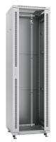 Cabeus SH-05C-42U80/80 Шкаф монтажный телекоммуникационный 19" напольный для распределительного и серверного оборудования 42U 800x800x2055mm (ШхГхВ) передняя стеклянная и задняя сплошная металлическая двери, ручка с замком, цвет серый (RAL 7035)