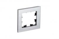 Systeme Electric ATN312101 AtlasDesign NATURE 1-постовая рамка, металл серебро Systeme Electric ATN312101 AtlasDesign NATURE 1-постовая рамка, металл серебро