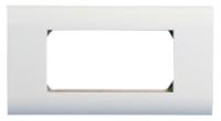 Hyperline FP-2M45-1-WH Лицевая панель 80х148 мм для 4-х модулей 45х22.5 мм (аналогов Mosaic), металлический каркас