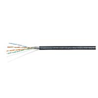 Cabeus FTP-4P-Cat.5e-SOLID-OUT-LSZH-UV Кабель витая пара экранированная FTP (F/UTP), категория 5e, 4 пары (24 AWG), одножильный, экран - фольга, для внутренней и внешней прокладки (+75 C - -40 C), LSZH-UV (305 м)