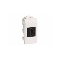 ДКС 76100B HDMI розетка, Brava, белая, 1 мод.