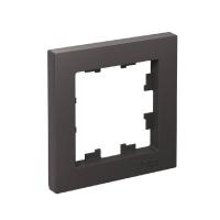 Systeme Electric ATN001401 AtlasDesign 1-постовая рамка, базальт