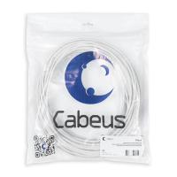 Cabeus UTP-4P-Cat.5e-SOLID-GY-20 Кабель витая пара UTP (U/UTP), категория 5e, 4 пары (24 AWG), одножильный, PVC нг(А)-LS, серый (20 м) Cabeus UTP-4P-Cat.5e-SOLID-GY-20 Кабель витая пара UTP (U/UTP), категория 5e, 4 пары (24 AWG), одножильный, PVC нг(А)-LS, серый (20 м)