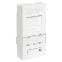 EKF TRP-INS-MOS-1M1P-WH Вставка розеточная TERACOM PRO 45x22,5мм формат Mosaic на 1 модуль Keystone со шторкой и маркером белая EKF TRP-INS-MOS-1M1P-WH Вставка розеточная TERACOM PRO 45x22,5мм формат Mosaic на 1 модуль Keystone со шторкой и маркером белая