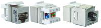 Eurolan 16B-F6-07SL Модуль Keystone категории 6, FTP, 1xRJ45, T568A/B, Silver Line, Q-Tool, максимальная ширина 16.9 мм