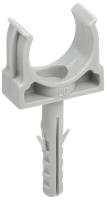 IEK CTA10MP-CT20-K41-100 Держатель с защёлкой и дюбелем CT20 цвет серый (без винта)