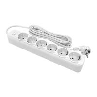EKF UFP10-375-6-03 Сетевой фильтр 6*3м 10А/2,2 кВт с выкл. c/з ПВС 3х0,75 Блокбастер PROxima EKF UFP10-375-6-03 Сетевой фильтр 6*3м 10А/2,2 кВт с выкл. c/з ПВС 3х0,75 Блокбастер PROxima