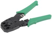 ITK TM1-G10V Инструмент обжим. для RJ45 RJ12 RJ11 ручка ПВХ зеленый