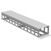 ДКС R5CPF1962HE Организатор кабельный с крыш/отв 19" 2U, 60 мм RAL7035