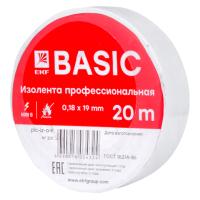EKF plc-iz-a-w Изолента 0,18х19мм (20м.) белая