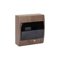 EKF pb40-n-8-dark Щит распределительный навесной ЩРН-П- 8 темное дерево IP41 PROxima