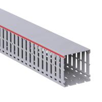 ДКС 00152RL Короб перфорированный, серый RL12 80x80
