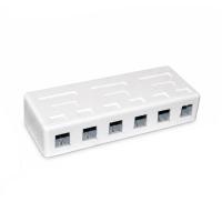 TWT TWT-SA6-WH Настенная коробка 6 портов для Keystone