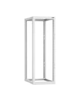 TLK TRK-335510-R-GY Монтажная стойка двухрамная раздвижная 19", 33U, Ш550xВ1595xГ(600-1000) мм, шаг регулировки глубины 50 мм, в разобранном виде, цвет серый RAL 7035