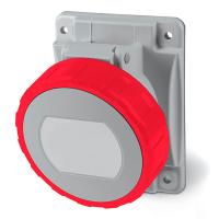 ДКС DIS4181667 Розетка панельная с наклоном IP67 16A 3P+E+N 400В