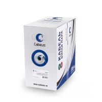 Cabeus UTP-4P-Cat.5e-SOLID-LSZH-BL Кабель витая пара UTP (U/UTP), категория 5e, 4 пары (24 AWG), одножильный, синий, LSZH, нг(А)-HF, (305 м) Cabeus UTP-4P-Cat.5e-SOLID-LSZH-BL Кабель витая пара UTP (U/UTP), категория 5e, 4 пары (24 AWG), одножильный, синий, LSZH, нг(А)-HF, (305 м)