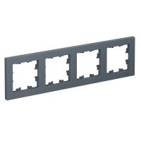 Systeme Electric ATN000704 AtlasDesign Рамка 4 поста, универсальная грифель