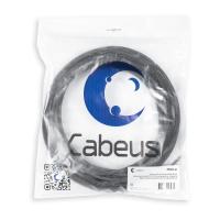 Cabeus UTP-4P-Cat.5e-SOLID-BK-20 Кабель витая пара UTP (U/UTP), категория 5e, 4 пары (24 AWG), одножильный, PVC нг(А)-LS, черный (20 м)