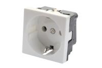 Eurolan 16V-10-04WT Розетка 2К+З немецкий стандарт 45 × 45 мм, белый