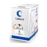 Cabeus FTP-4P-Cat.5e-PATCH-LSZH-OR Кабель витая пара FTP (F/UTP), категория 5e, 4 пары, 7x0.16 мм (26 AWG), многожильный (patсh), оранжевый, LSZH, нг(А)-HF, (305 м)