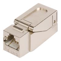 NIKOMAX NMC-KJSA2-NT-MT Модуль-вставка типа Keystone, Кат.6a (Класс Ea), 500МГц, RJ45/8P8C, самозажимной, T568A/B, полный экран, максимальная ширина 17 мм, металлик