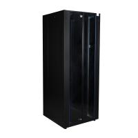 Datarex DR-738561 Шкаф напольный, телекоммуникационный 19", 42U 800х1200, двойная передняя дверь стекло, двойная задняя металлическая дверь, черный
