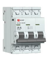 EKF S63325 Выключатель нагрузки 3P 25А ВН-63N PROxima EKF S63325 Выключатель нагрузки 3P 25А ВН-63N PROxima
